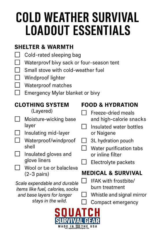 Cold Weather Survival Loadout Essentials
