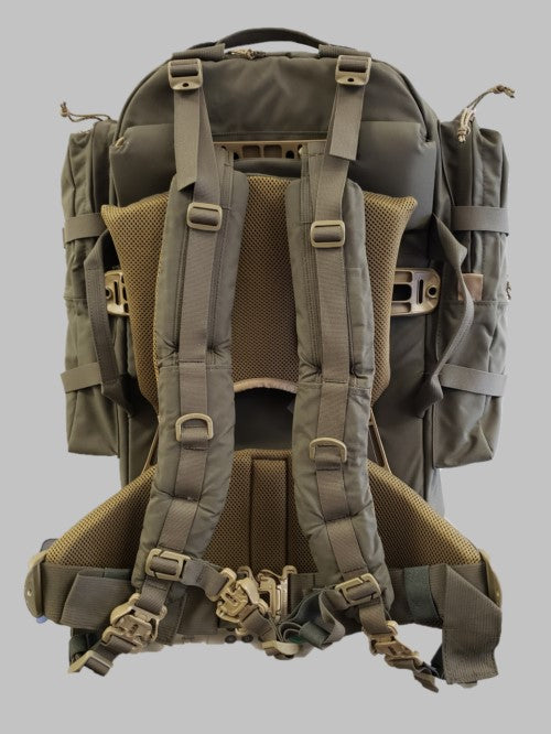 ranger Green backpack - framed pack - back country gear - outdoor camping - backpack - tactical gear - tactical kit - survival offgrid survival - pack - survival hunting gear - internet packs - squatch survival gear - made in america packs - made in the usa - tactical pack