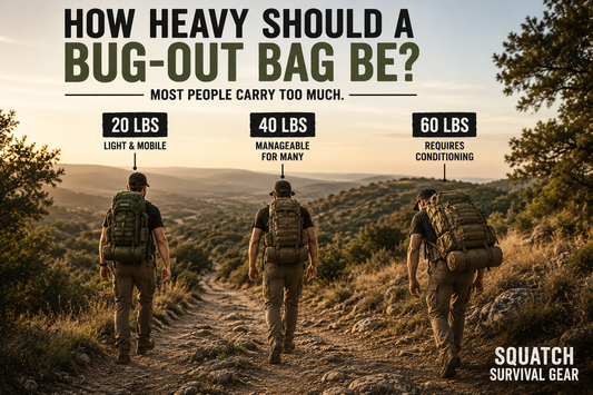 How Heavy Should a Bug-Out Bag Be? A Realistic Guide