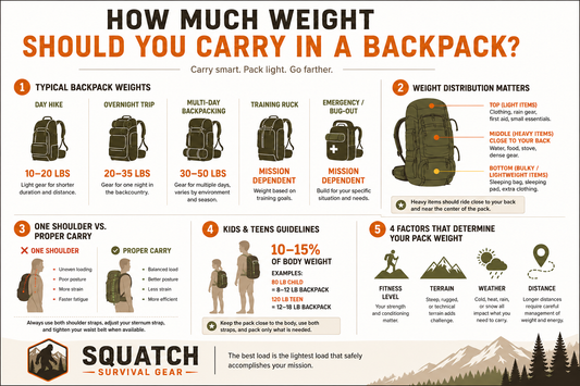 How Much Weight Should You Carry in a Backpack?