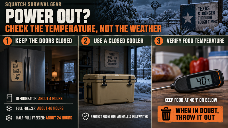 Power outage and food safety 