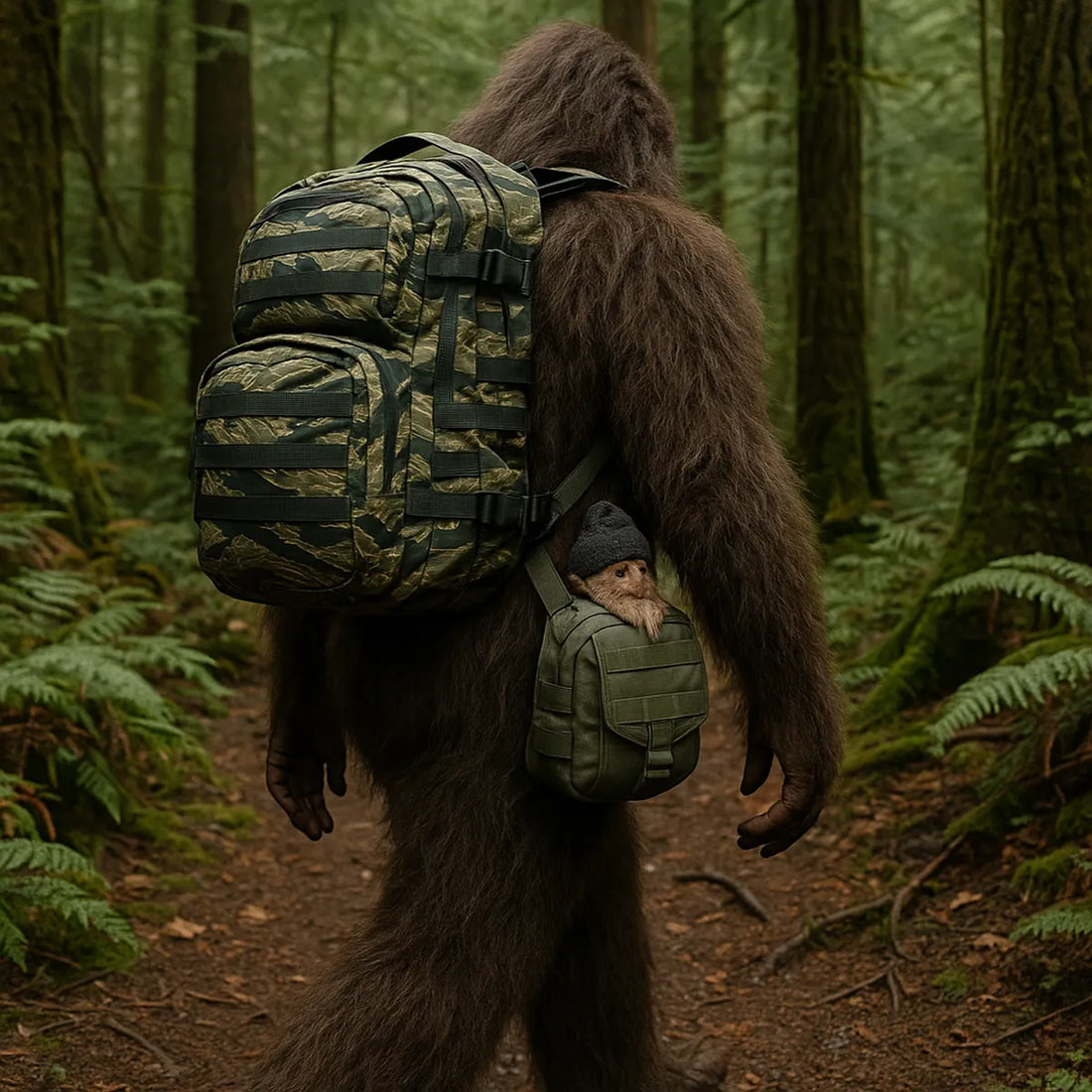 mothman backpack presale annoucement bigfoot with gnome