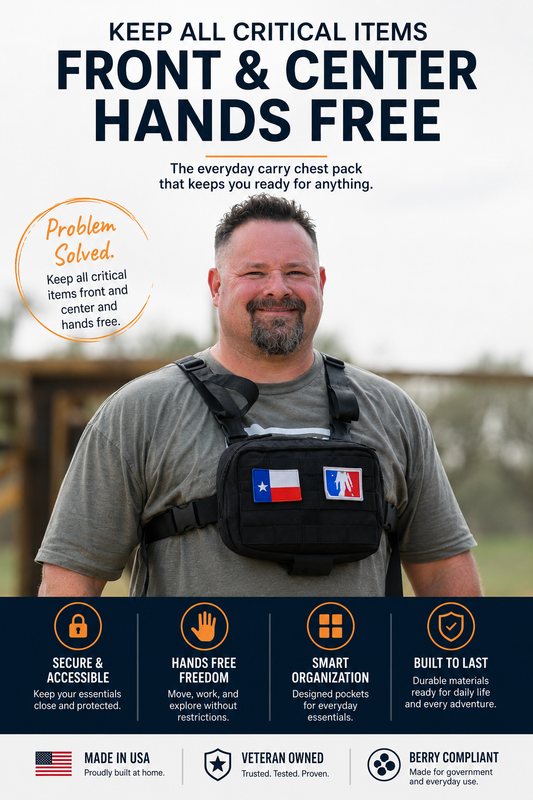 The Gnome Chest Pack - Squatch Survival Gear