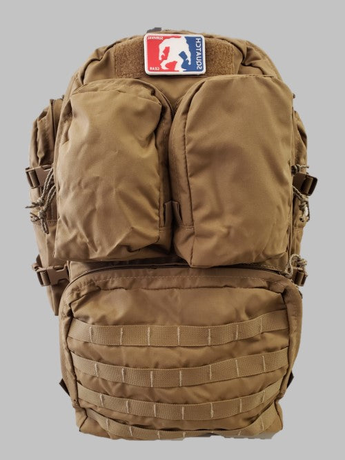 coyote 55 liter framed pack - back country gear - outdoor camping - backpack - tactical gear - tactical kit - survival offgrid survival  - pack - survival hunting gear - internet packs - squatch survival gear - made in america packs - made in the usa - 