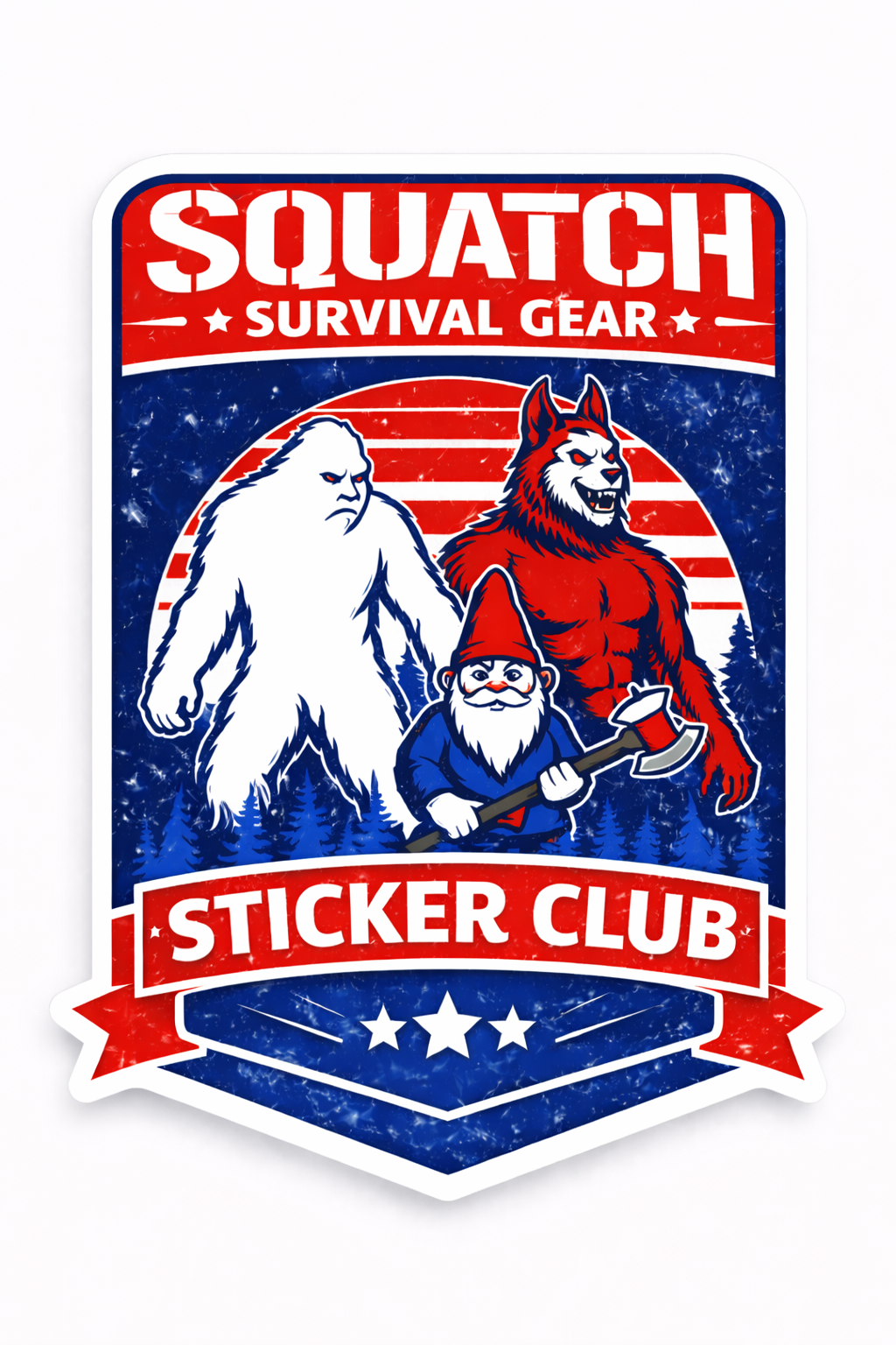 Squatch Survival Gear Sticker Club – SquatchSurvivalGear