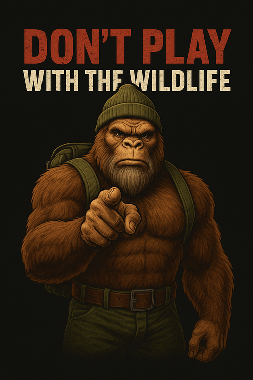 Don't play with the wildlife t-shirt