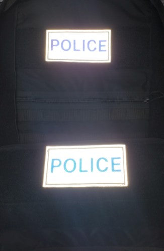 reflective ID patch velcro - special orders available - reflects in day and night - reflects when wet - reflects  in IR 