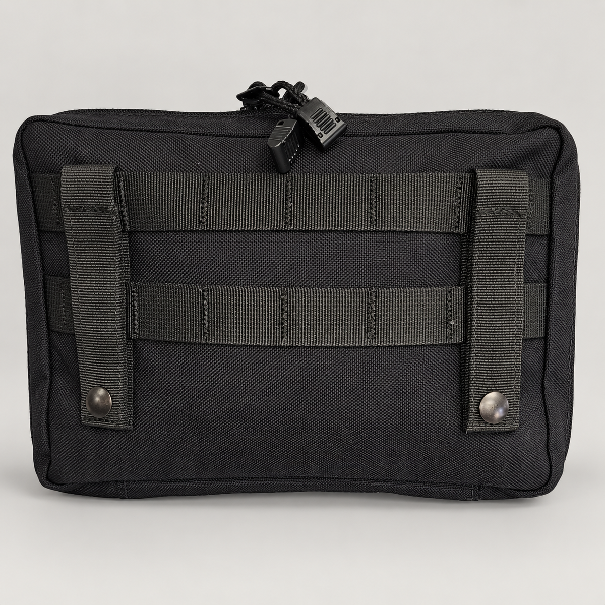 Rear of Squatch Admin Pouch with PALS/MOLLE attachment straps