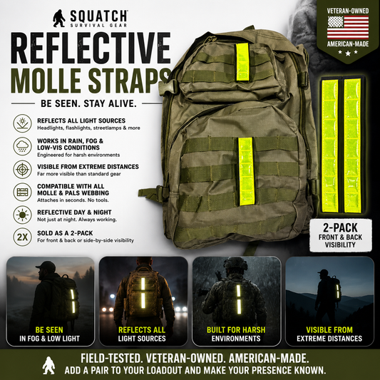 Squatch Reflective Ruck Straps