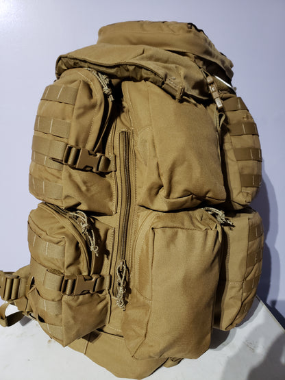 sasquatch - bigfoot -BACK PACK - ruck sack - backpack - rucksack - ruck - military style - tactical pack - black tactical - usa made gear - us - civilian pack - overland - outdoor - contingency - resiliency - self reliance - camping - hunting - off grid - survial pack - emergency pack - travel pack - internal frame - rugged - fit - yolo