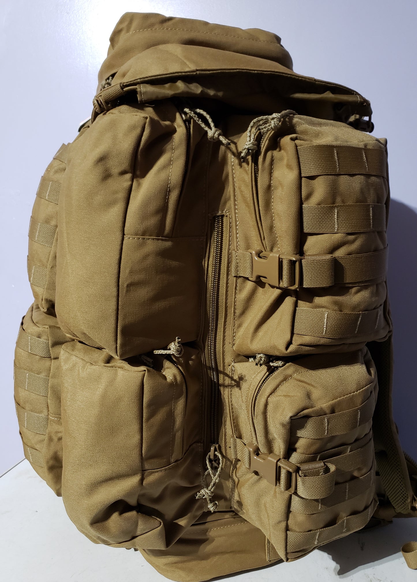 sasquatch - bigfoot -BACK PACK - ruck sack - backpack - rucksack - ruck - military style - tactical pack - black tactical - usa made gear - us - civilian pack - overland - outdoor - contingency - resiliency - self reliance - camping - hunting - off grid - survial pack - emergency pack - travel pack - internal frame 