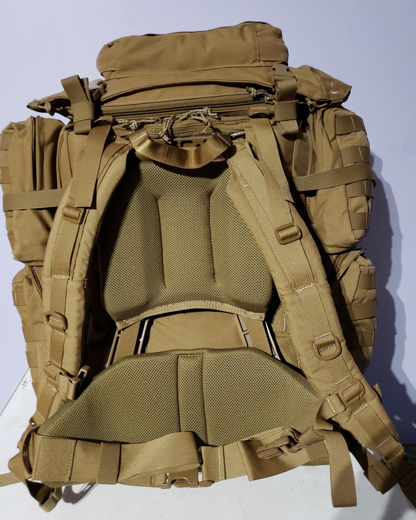 sasquatch - bigfoot -BACK PACK - ruck sack - backpack - rucksack - ruck - military style - tactical pack - black tactical - usa made gear - us - civilian pack - overland - outdoor - contingency - resiliency - self reliance - camping - hunting - off grid - survial pack - emergency pack - travel pack - internal frame 