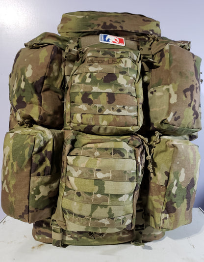 Multicam OCP ruck - backpack - BACK PACK - ruck sack - backpack - rucksack - ruck - military style - tactical pack - black tactical - usa made gear - us - civilian pack - overland - outdoor - contingency - resiliency - self reliance - camping - hunting - off grid - survial pack - emergency pack - travel pack - internal frame - fml - fomo - yolo -