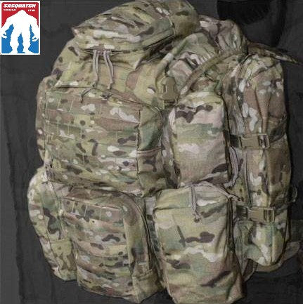 bugout bag - bug out pack - bug out ruck - large ruck - molle webbing - eight exterior pockets - duel hydration pockets - mortar pocket - ykk zippers - usa made - over built not over priced - us military style pack - sof - tactical - ruck - go ruck - rucking - rucker - Military style ruck OCP Molle Yowie Ruck sack. - SquatchSurvivalGear - sezzle payments - sezzle