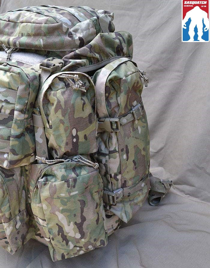 Yowie Ruck sack. - SquatchSurvivalGear- ocp - multicam - camo - exterior pockets  - MADE IN THE USA