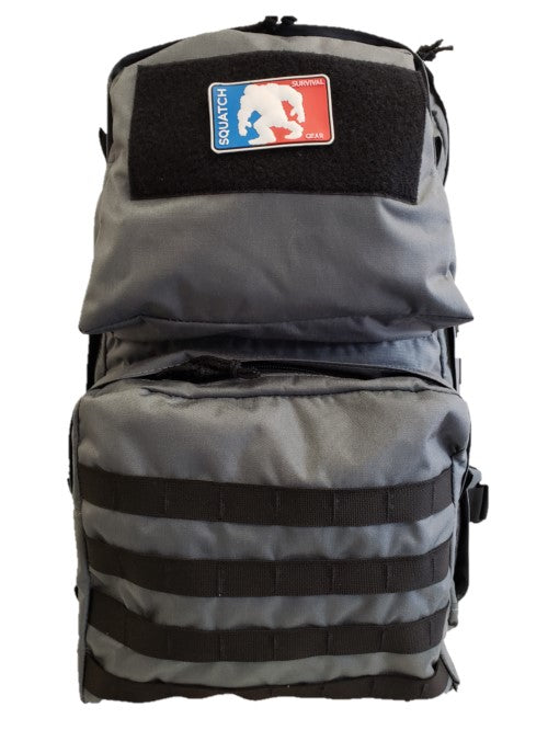 gray backpack - internal framed pack - hiking pack - heavily padded straps - pack with great padding - overland - offroad - overlander - hunting - texas hunting - America - contingecy - prep - prepping - survival gear - emergency pack - disaster prep - bugout bag - bugout pack - bugout gear - tactical gear - tactical pack - greyman backpack
