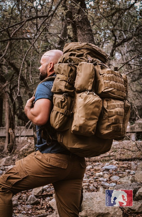 BACK PACK - ruck sack - backpack - rucksack - ruck - military style - tactical pack - coyote tactical - usa made gear - us - civilian pack - overland - outdoor - contingency - resiliency - self reliance - camping - hunting - off grid - survial pack - emergency pack - travel pack - internal frame - harris - off grid - fomo - yolo - hardcore - strong - freedom - offgrid survival
