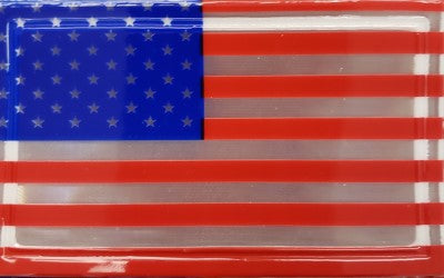 American Flag Sticker - USA flag sticker  - reflective usa flag sticker - reflective american flag sticker - hard hat sticker - safety sticker - decal - car decal - IR identification sticker - morale patch