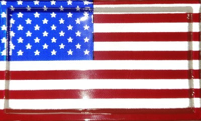 American Flag Sticker - USA flag sticker  - reflective usa flag sticker - reflective american flag sticker - hard hat sticker - safety sticker - ir reflective